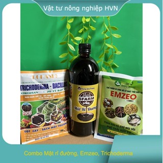 Combo Emzeo, mật rỉ đường Sfarm và nấm Trichoderma ủ phân chuồng, khử mùi hổi rác thải nhà bếp