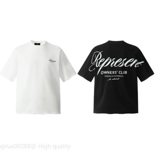 Hàng sẵn có Phong cách mới Khẩu hiệu cổ điển in hình nam nữ Áo thun cổ tròn Áo thun ngắn tay thông thường