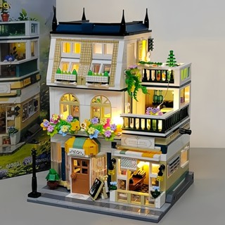   Thiết kế nhiều lớp  Tương thích với Lego Boys và Girls Series Nhà lâu đài công chúa khối xây dựng cho trẻ em từ 6-12 tuổi 