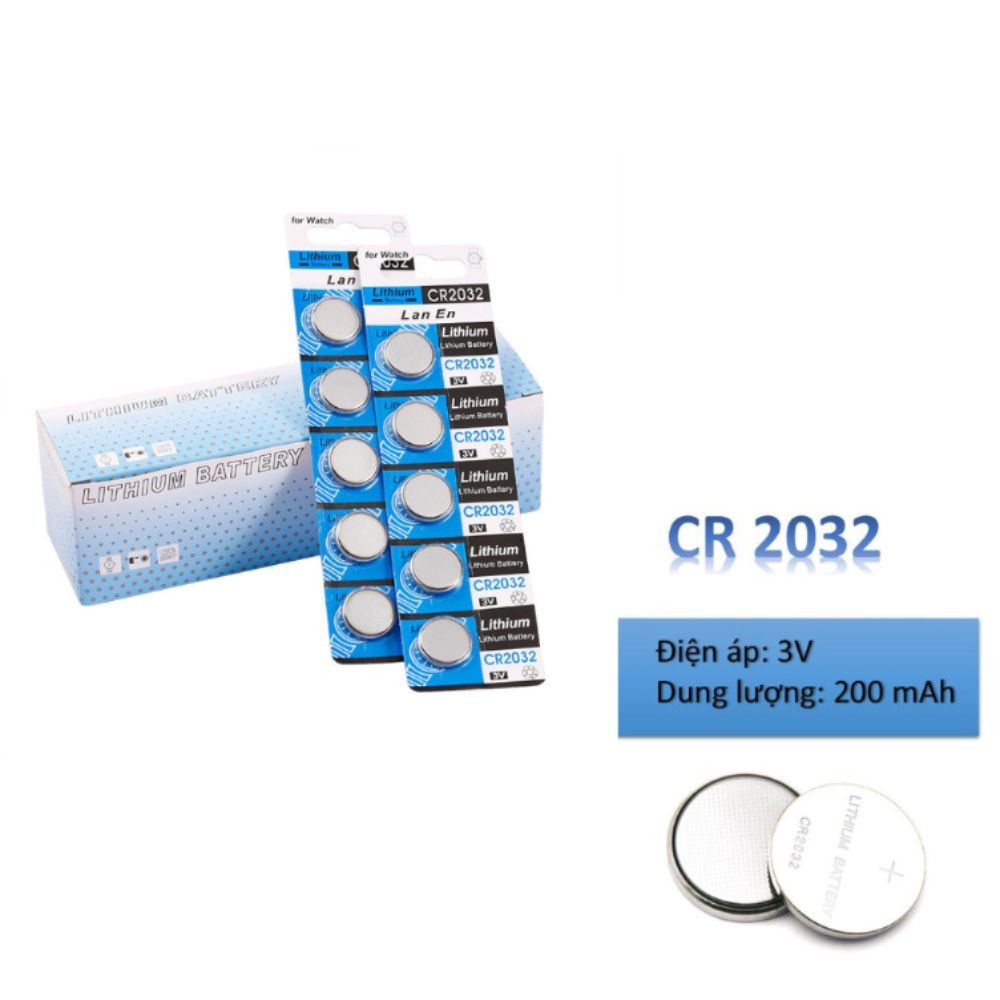 Pin thay thế Điều Khiển Từ Xa CR2032 DL2032 ECR2032 BR2032 2032 CR 2032 Lithium Chuyên Dụng