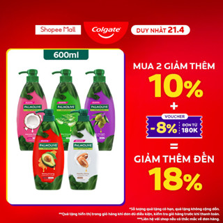 Dầu gội Palmolive kèm xả 2-trong-1 chiết xuất thiên nhiên 600ML