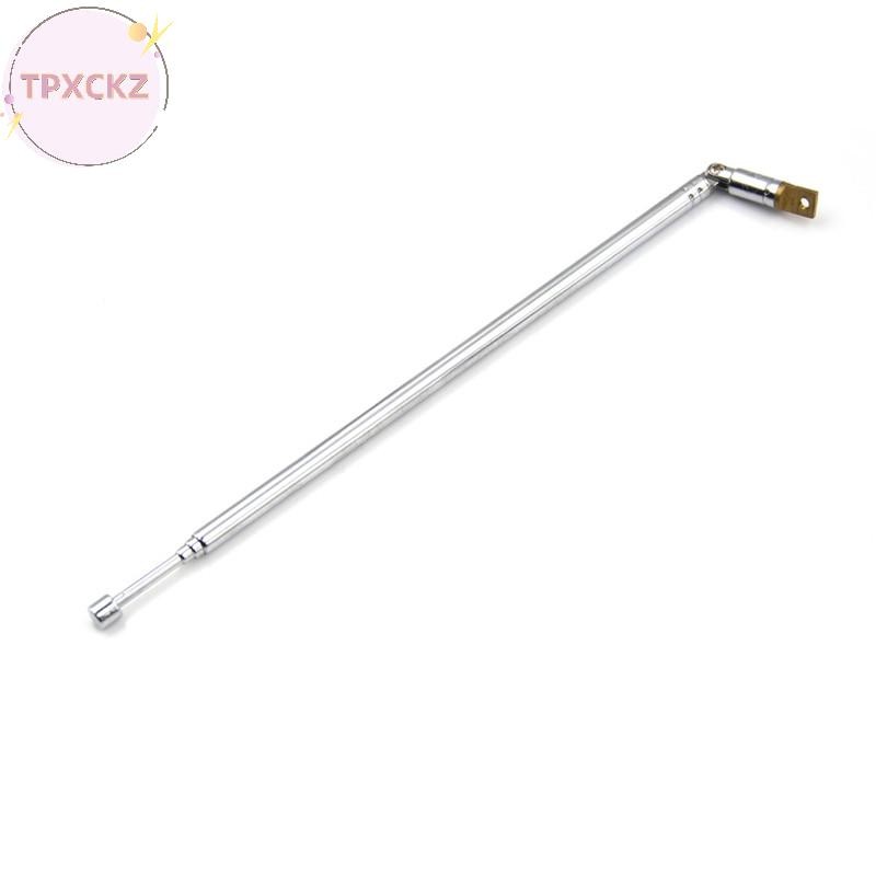 Tpxckz Metal Full channel AM FM Radio Ăng Ten Kính Thiên Văn Chiều Dài 63cm 4 Phần VN