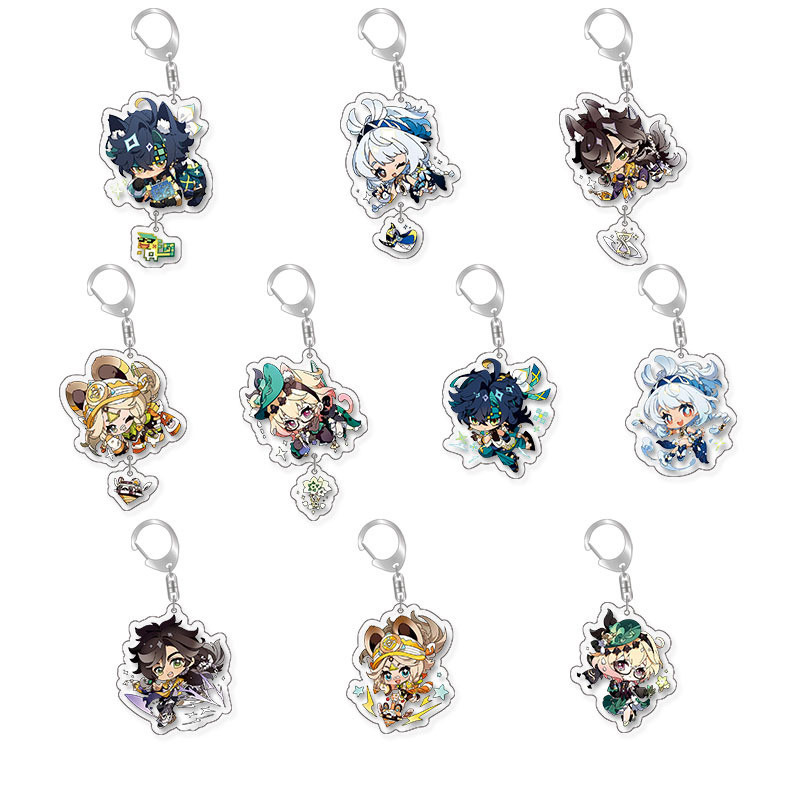 Mặt dây chuyền móc khóa hai mặt nhiều lớp Maranika Zinakinich Amélie Essesos thiết bị ngoại vi