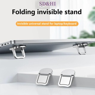 Sdhi 1 Đôi Chân Di Động Mini Cho Macbook Pro Huawei Xiaomi Notebook Đế Nhôm Dụng Cụ Hỗ Trợ Giá Đỡ Laptop Tản Nhiệt Cho Giá Đỡ Bàn Phím (vn)