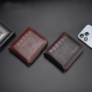 Ví nam phong cách kinh doanh Đa chức năng Hộp đựng thẻ Ví có thể gập lại ngắn