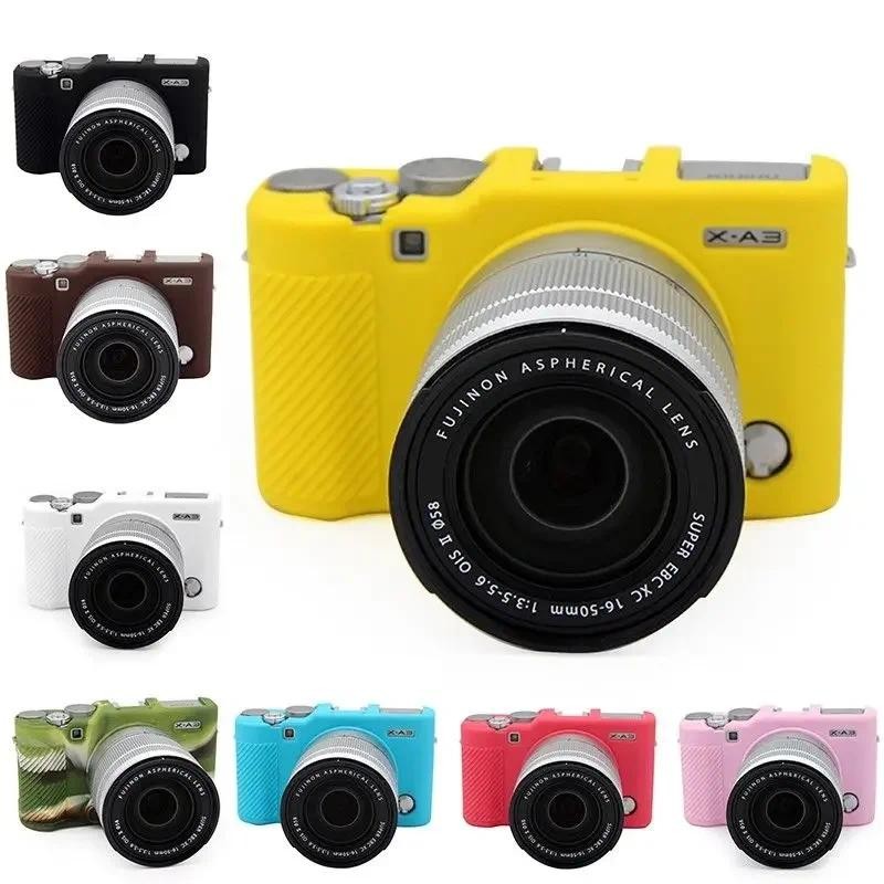 Ốp lưng bảo vệ thân máy ảnh DSLR bằng silicon mềm cho Fujifilm XA3 / XA5 / XA10 / XA20 Túi chụp ảnh 