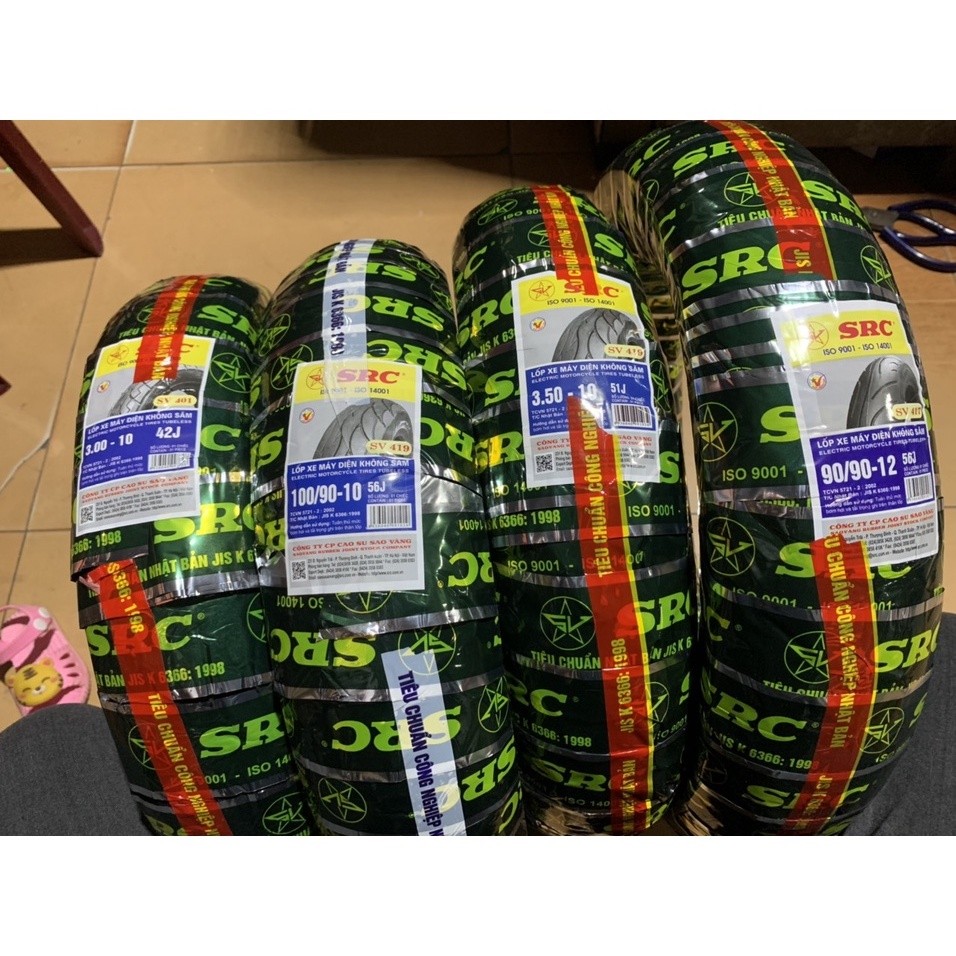 Lốp không săm chuyên dùng cho xe điện 3.00-10 (300-10)