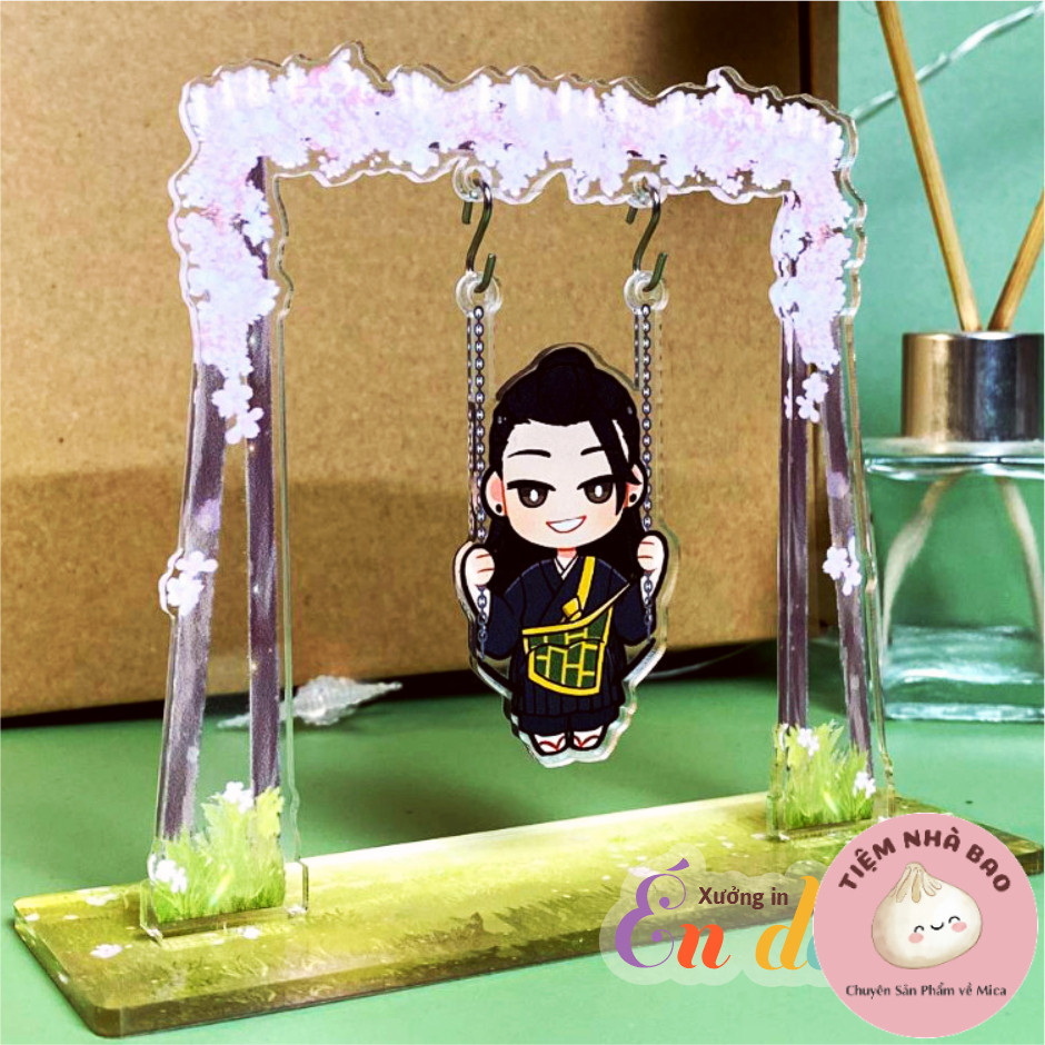 Standee Xích Đu Jujutsu Kaisen Anime Manga Gojo Sukuna Itadori Megumi Manga Nhật Bản Mô Hình Cute - 