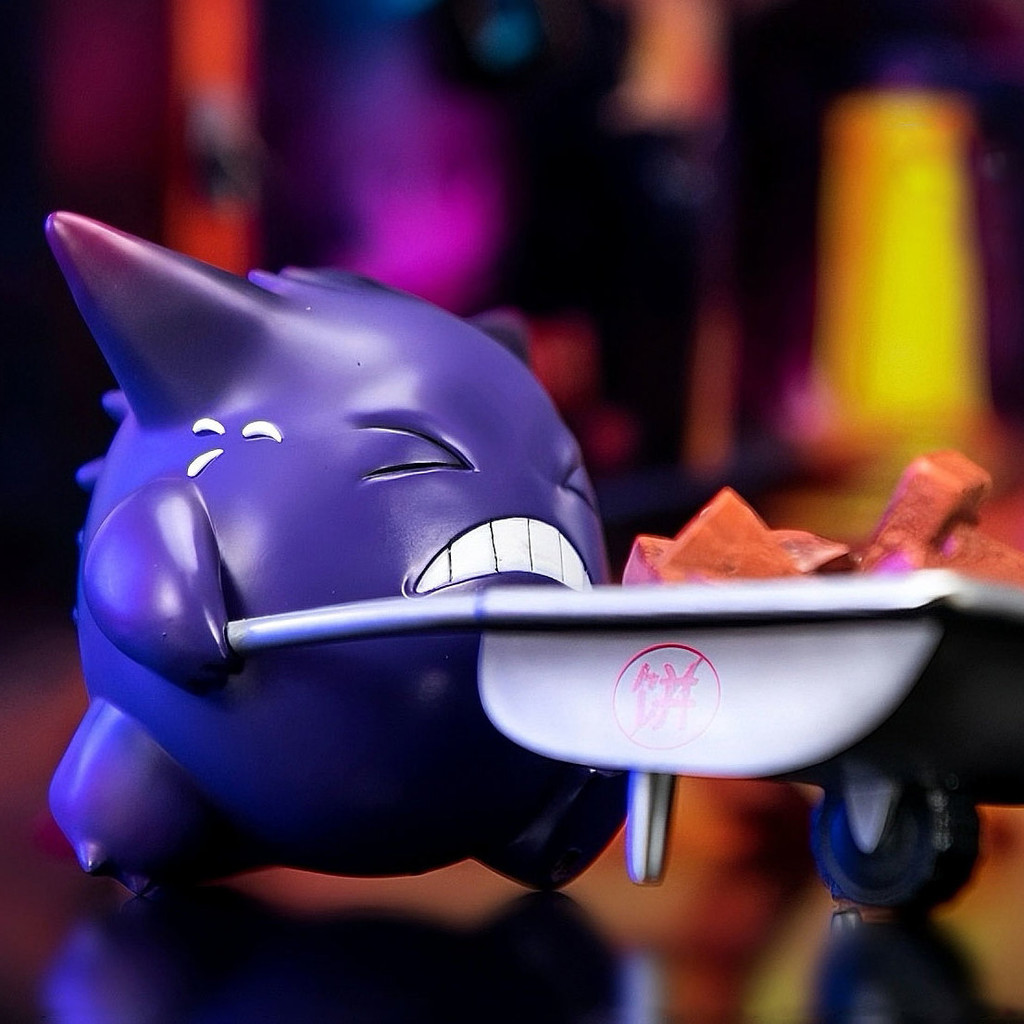 Pokémon Working-Gengar Mô hình làm bằng tay Trang trí máy tính để bàn Quà tặng sinh nhật