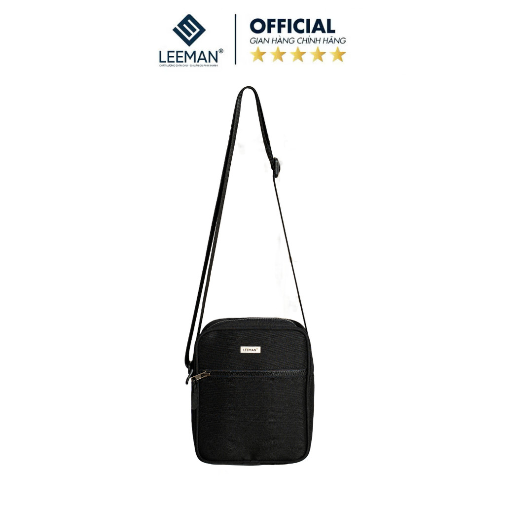 Túi Đeo Chéo Nam Filex Thương Hiệu LEEMAN, Chất Liệu Canvas 900 Trượt Nước Thiết Kế Năng Động Hiện Đại