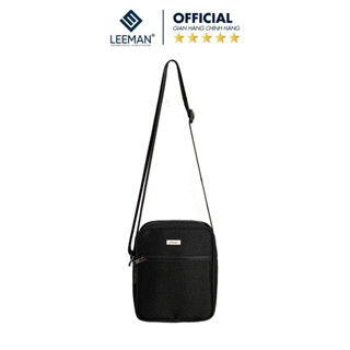 Túi Đeo Chéo Nam Filex Thương Hiệu LEEMAN, Chất Liệu Canvas 900 Trượt Nước Thiết Kế Năng Động Hiện Đại