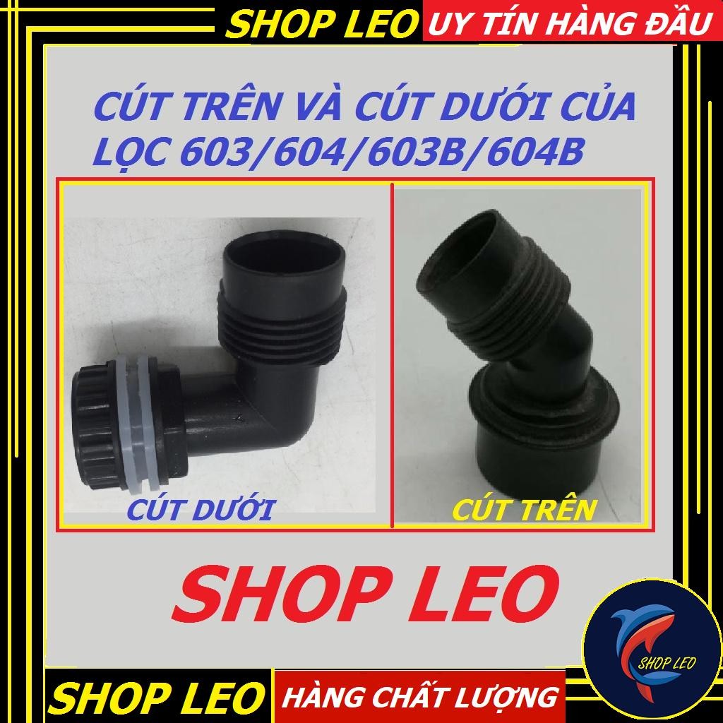 Cút trên và cút dưới lọc Sunsun 603/604/603B/604B - phụ kiện thay thế lọc phụ Sunsun - shopleo
