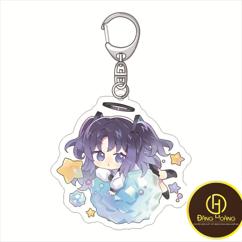 Móc Khoá, Mô Hình Standee Blue Archive Kuda Izuna Anime Shirasu Azusa Trang Trí Bàn Học, Làm Việc