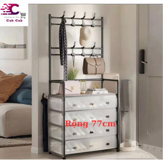 Kệ để giày, Kệ đựng giày dép 5 tầng, có lớp nhựa PP lót chống bụi