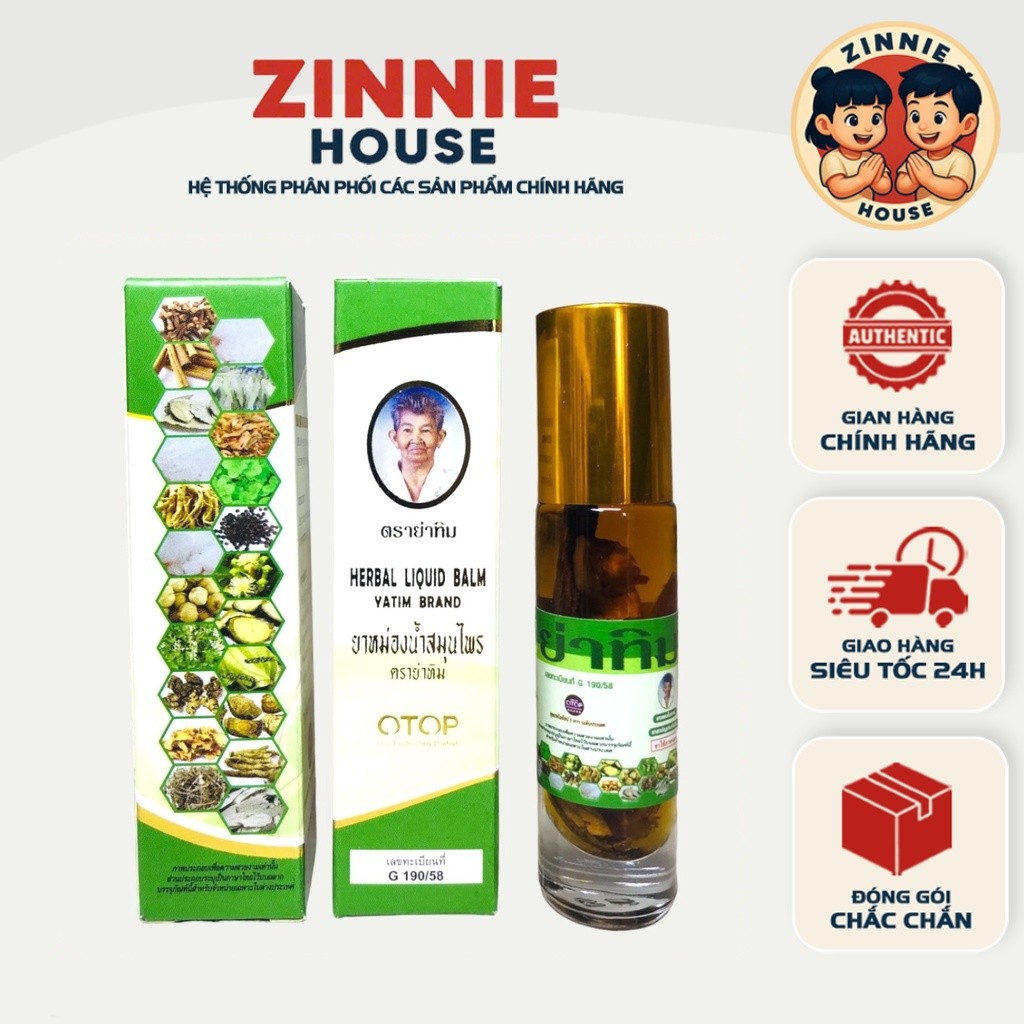 [CHÍNH HÃNG] Dầu lăn 22 Vị Thảo Dược Thái Lan 8ml