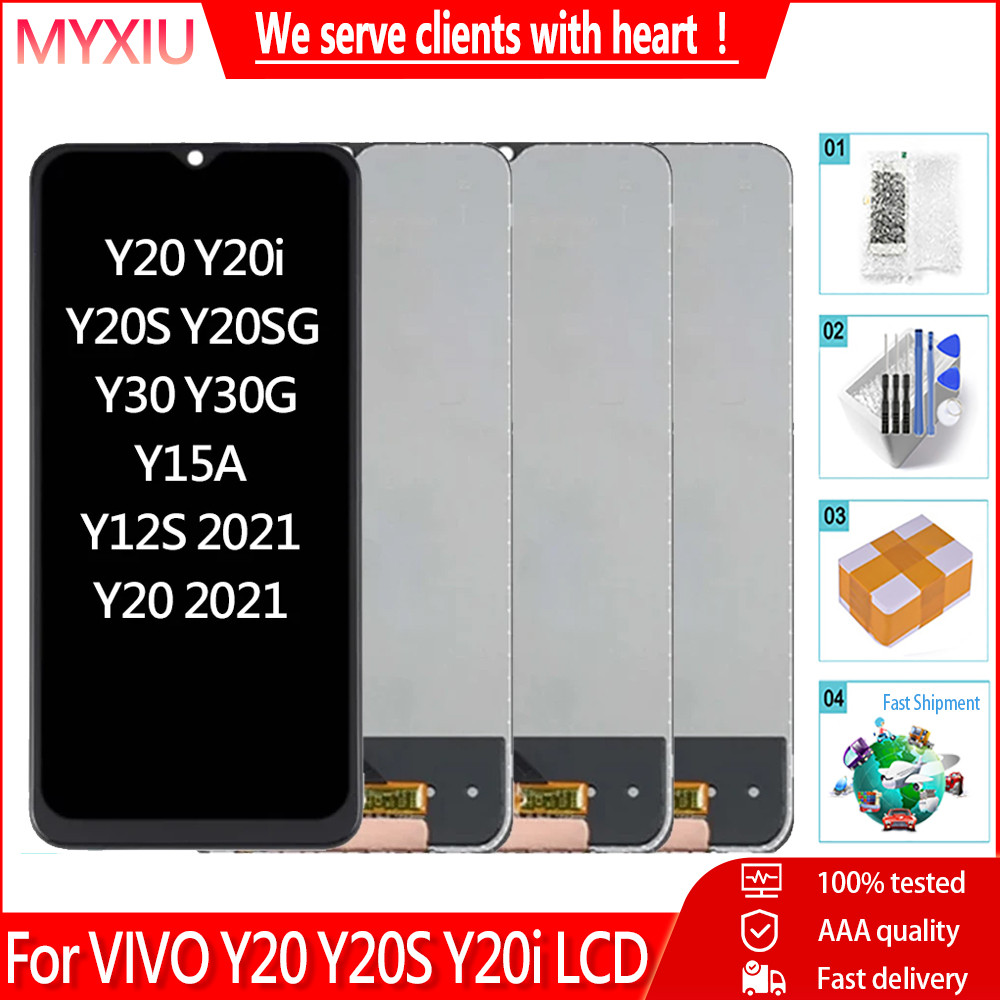 6.51 "Dành Cho Vivo Y20 Y20i Y20S Y30 Y30G Y15A Màn Hình LCD Thay Thế Màn Hình Cảm Ứng Cho Vivo Y12S