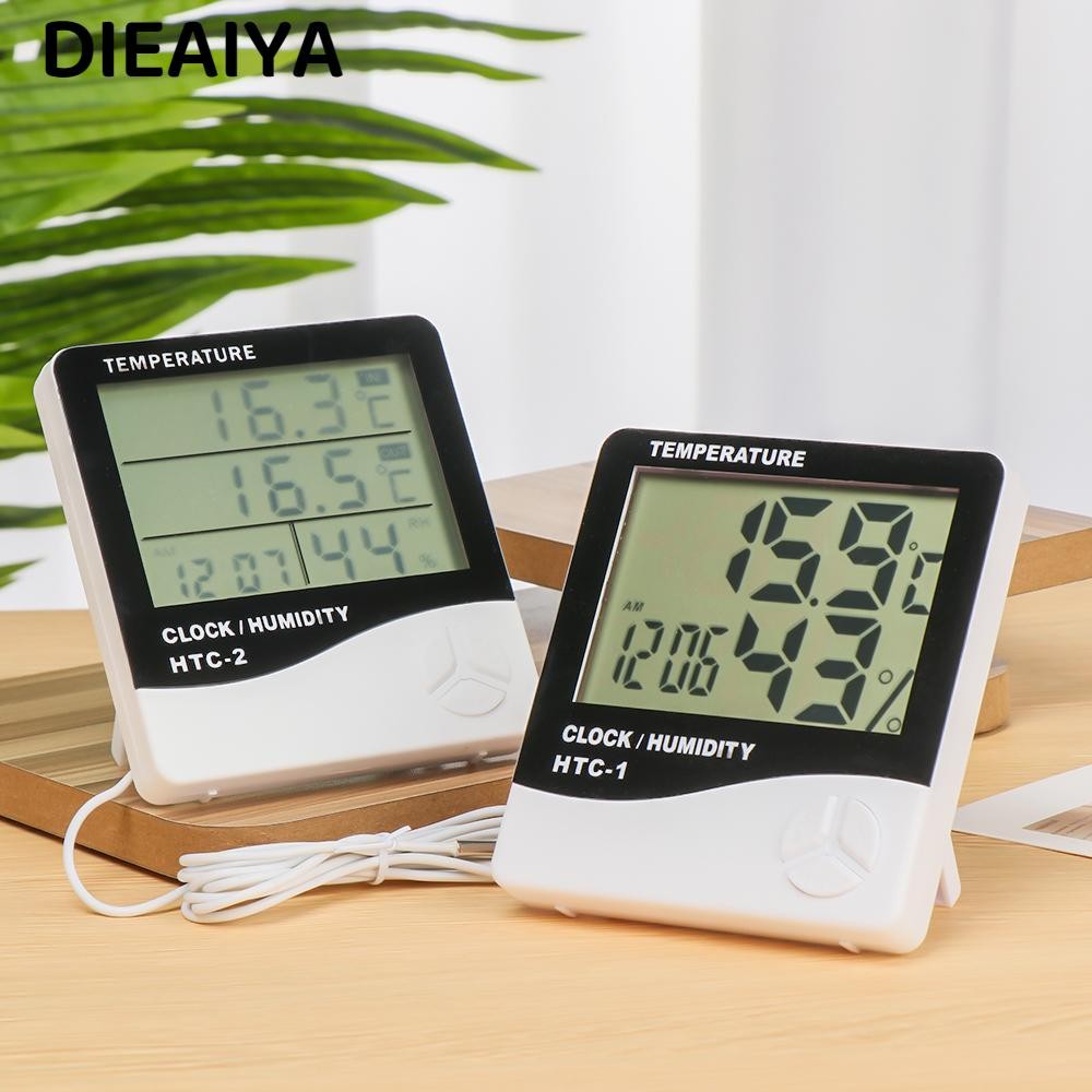 DIEAIYA Máy đo nhiệt độ và độ ẩm màn hình lcd htc-1 htc-2