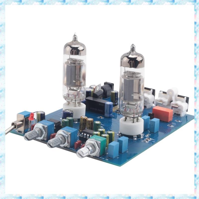 [R Q M U] Bộ tiền khuếch đại ống Bluetooth Fever Hifi 6J5 Bile Ống chân không Preamp NE5532 Bảng điề