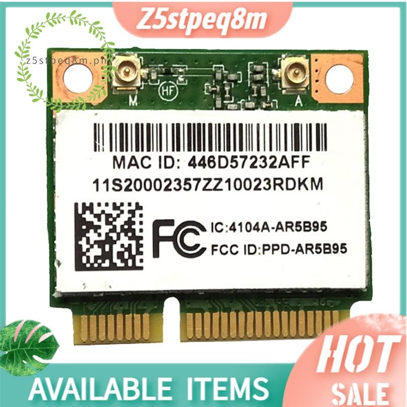 Card mạng không dây Atheros AR5B95 AR9285 2.4G 150Mbps PCI-E Thẻ mạng tích hợp nửa trọng lượng cho X