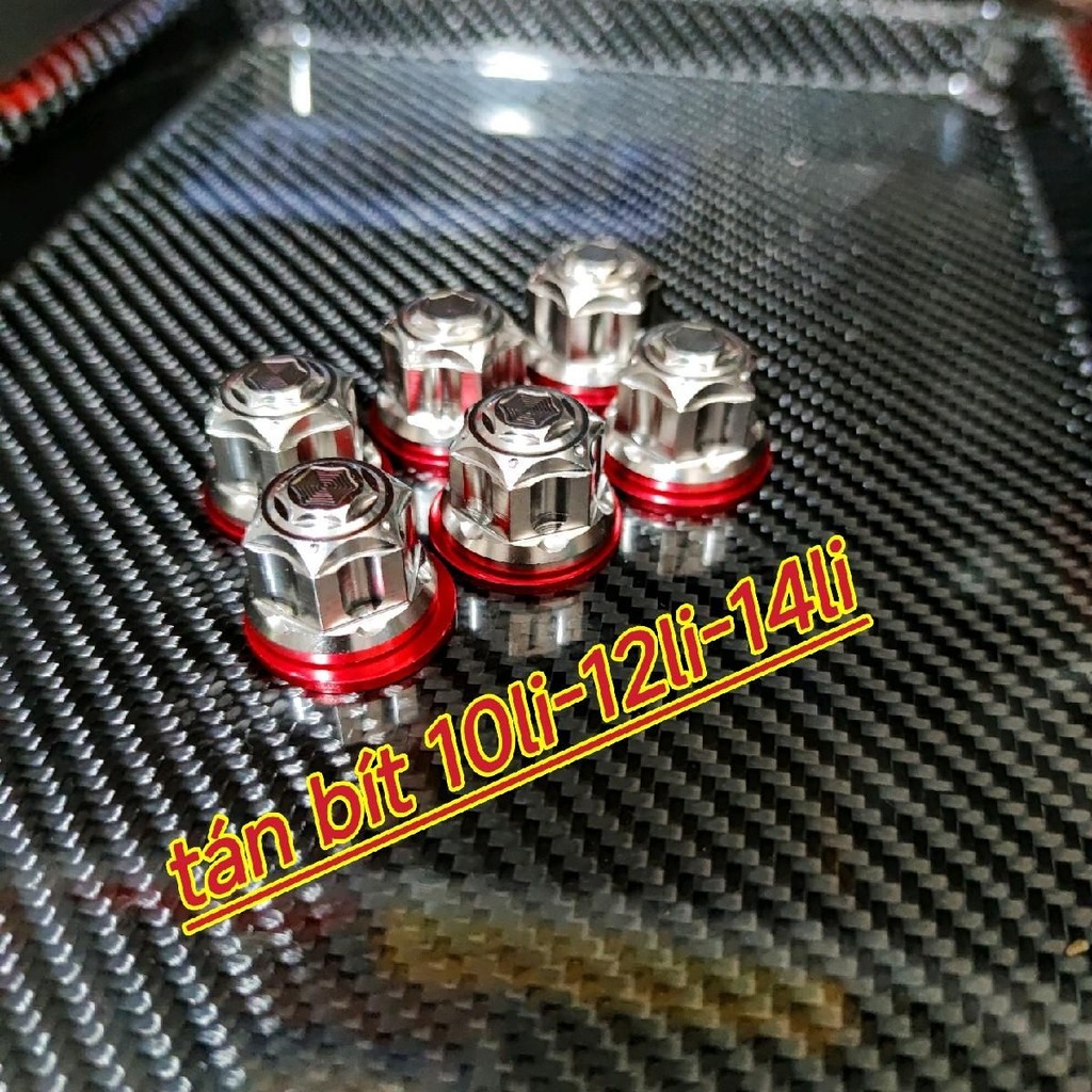 tán bít inox 304 kèm lông đền 1 CON tặng lông đền đỏ