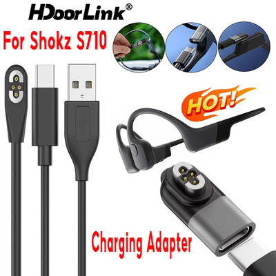 Bộ Chuyển Đổi Sạc HdoorLink Cho Shokz OpenSwim Pro S710 USB C Cáp Sạc Từ Tính USB Tai Nghe Adapter