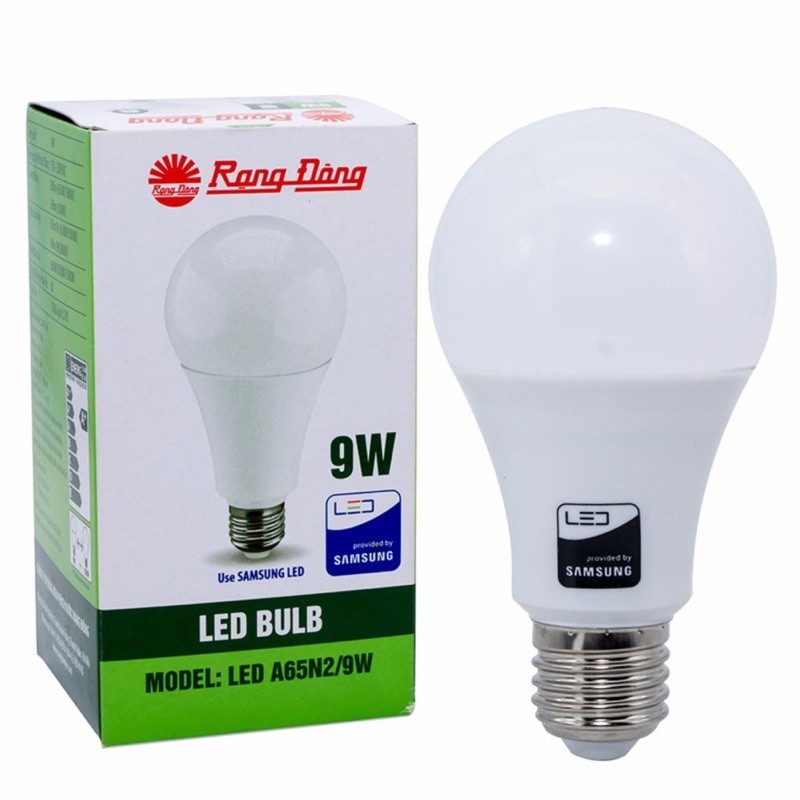 Bóng LED BULB Rạng Đông 9W chính hãng