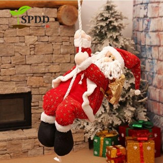  Ông già Noel Leo dây cho đồ trang trí Giáng sinh trong nhà   ngoài trời Dây leo Giáng sinh vui vẻ Phim hoạt hình Đồ chơi búp bê sang trọng 