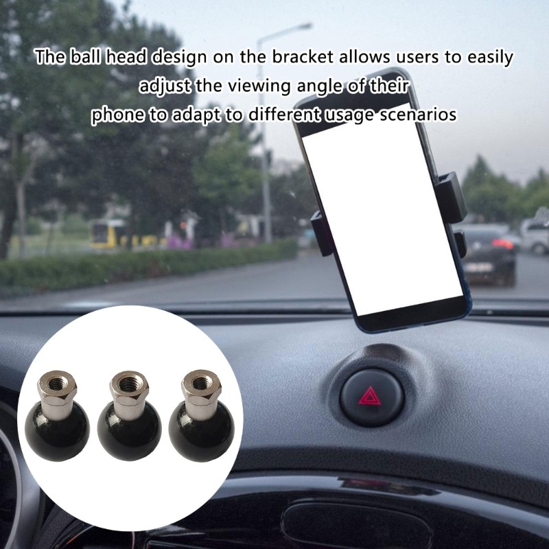 Doublebuy 1In Balls Adapter Tương Thích Cho Điện Thoại Mount M6 0 8cm 1 4inch Lỗ Ren
