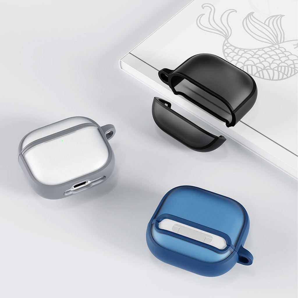 Hộp đựng, Case bảo vệ cho tai nghe Airpods 4/ Airpods Pro 3 -nhám chống vân taychống sốc hiệu Likgus