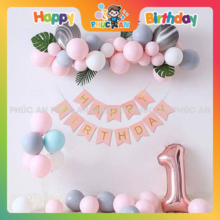 Bóng phao số 40cm mừng sinh nhật hpbd phụ kiện sinh nhật Phúc An