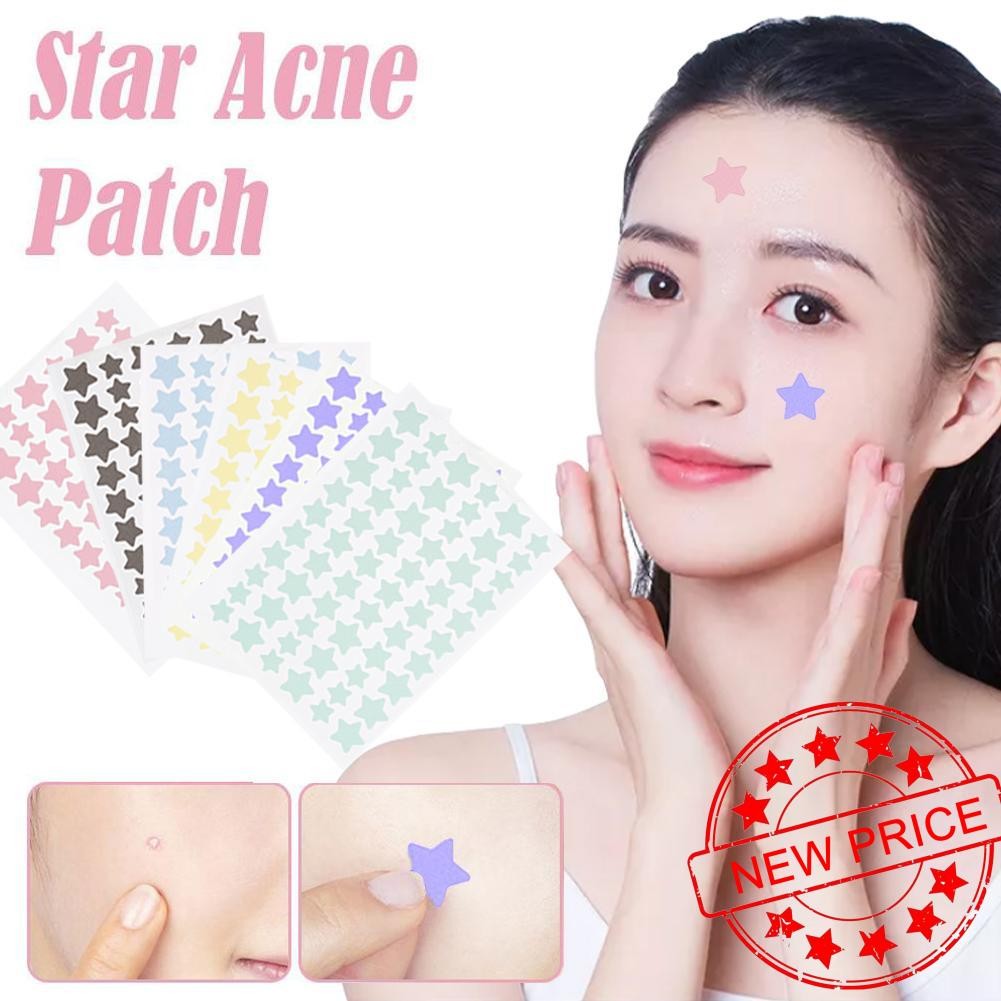 Cocequc Hình Ngôi Sao Màu Mụn Miếng Dán Màu Mụn Miếng Dán Mụn Mụn Hố Và Bao Dấu Nẹp N1