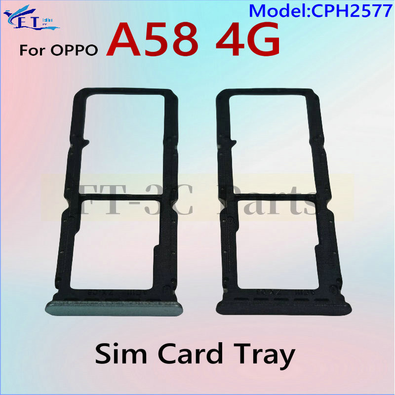 Dành Cho Oppo A58 4G CPH2577 Bộ Phận Thay Thế Khay Đựng Thẻ Sim