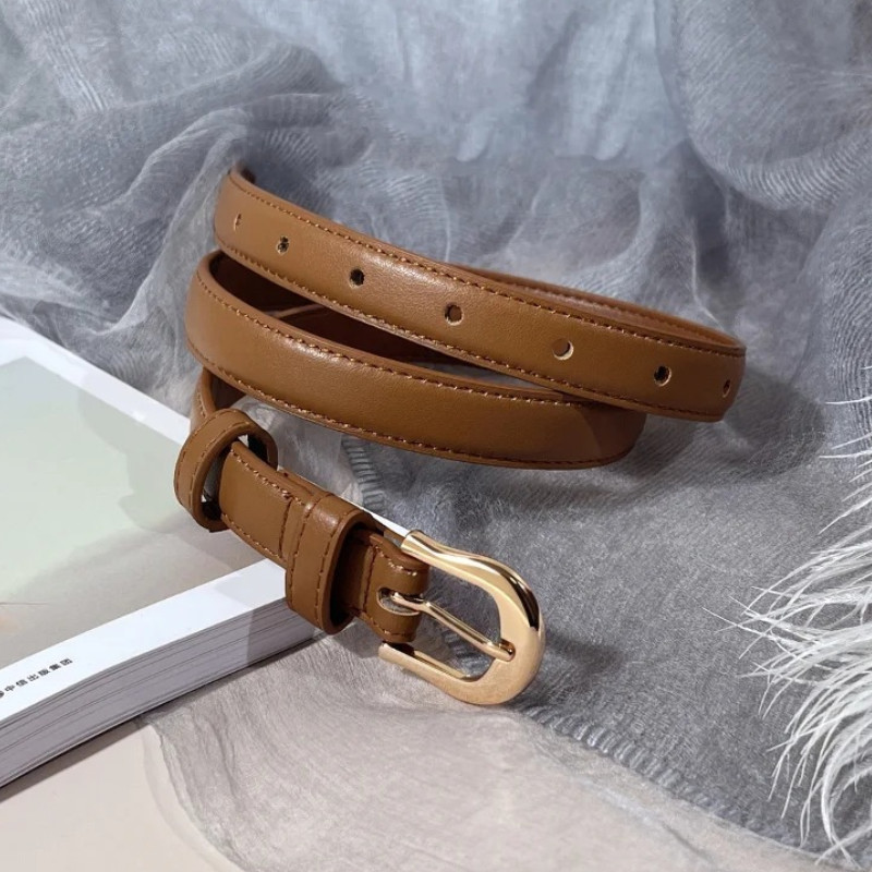 Thắt lưng nữ bản nhỏ Mely Fashion da PU cao cấp dây nịt dây đai nữ khóa kim loại phong cách mới hiện đại TL11 | BigBuy360 - bigbuy360.vn