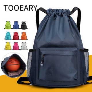 TOOEARY Ba lô dây rút CÔNG CỤ, Ba lô đa năng Nylon 5 màu, Ba lô học sinh đi học chống thấm nước thời trang có thể giặt được sức chứa lớn Unisex