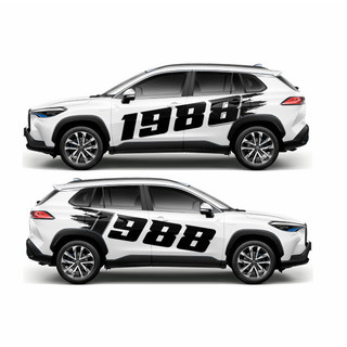 Tem năm sinh dán ô tô. dán mọi form xe, 1 bộ 2 bên. tem đen in giấy trong ( SL : 1 bộ đủ dán 2 bên 35x220cm)