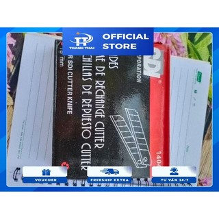 Combo 2 hộp nhỏ Lưỡi dao rọc giấy lớn SDI 1404