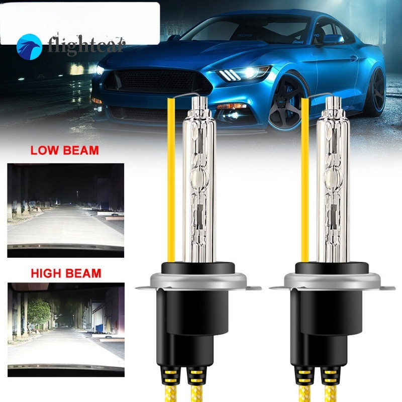 Ft 2 Chiếc HID Xenon Bóng Đèn Xe Xenon Bóng Đèn Ô Tô HID Xenon Bóng Đèn Thay Thế H1 H3 H7 H8 H9 H11 
