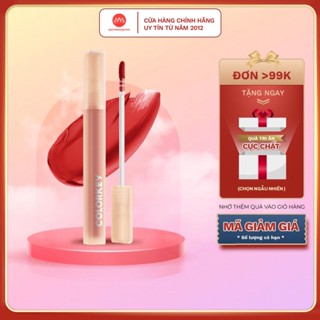  Son kem lì COLORKEY Soft Matte Water Tint 1.8g - son môi trang điểm môi mờ ướt không dính color key 