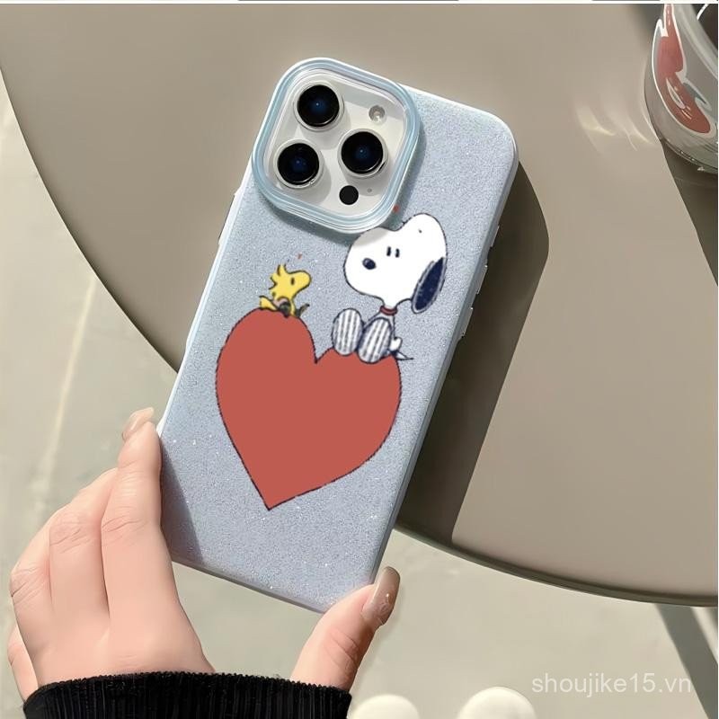 Ốp điện thoại hoạt hình cho iPhone 13 12 15 14 16 11 12PRO 11PRO 16PROMAX 15PLUS 13PLUS thiết kế Sno