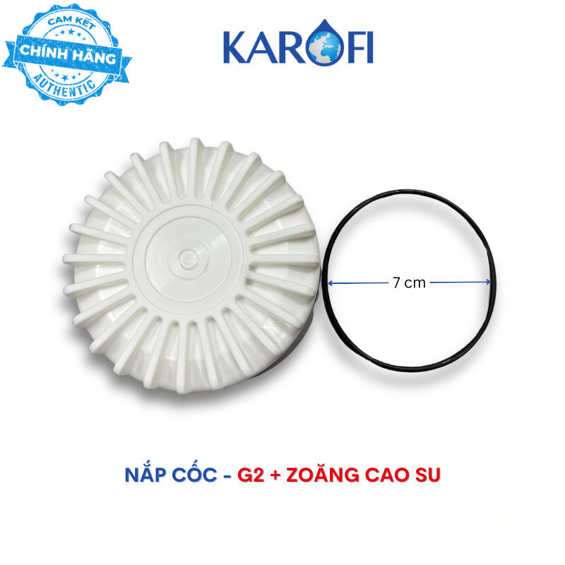 Nắp cốc lọc nước G2 thay thế cho các cốc lọc nước máy Karofi model S-S038, U95, U05, P95, D52...