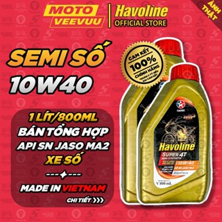 [MTVV] Dầu nhớt số CALTEX HAVOLINE SEMI SUPER 4T 10W40 [ 800ml & 1 Lít ] Bán tổng hợp<END>