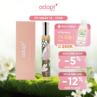 Nước hoa mùi nhẹ mùa hè nữ Adopt Fleur De Mon Jardin EDP 30ml hương Hoa Mộc Lan và Hoa Táo xanh mát