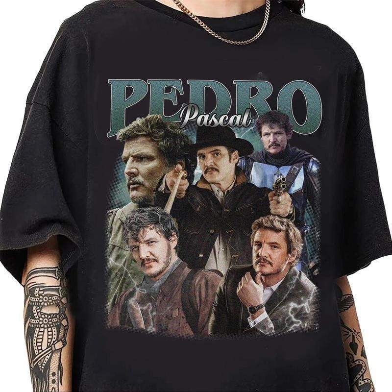 Phong cách nổi tiếng, "PEDRO Pascal", Cotton nguyên chất thoáng khí, Bộ sưu tập hình ảnh nhân vật PE