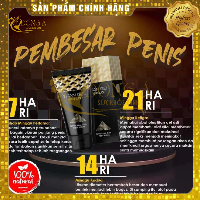Gel Titan Gold Phiên Bản Nâng Cấp -  hàng chuẩn Nga