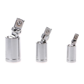 Universal-Joint 360°Ratchet Angle Extension Bar Socket Adapter 1/4 3/8 1/2