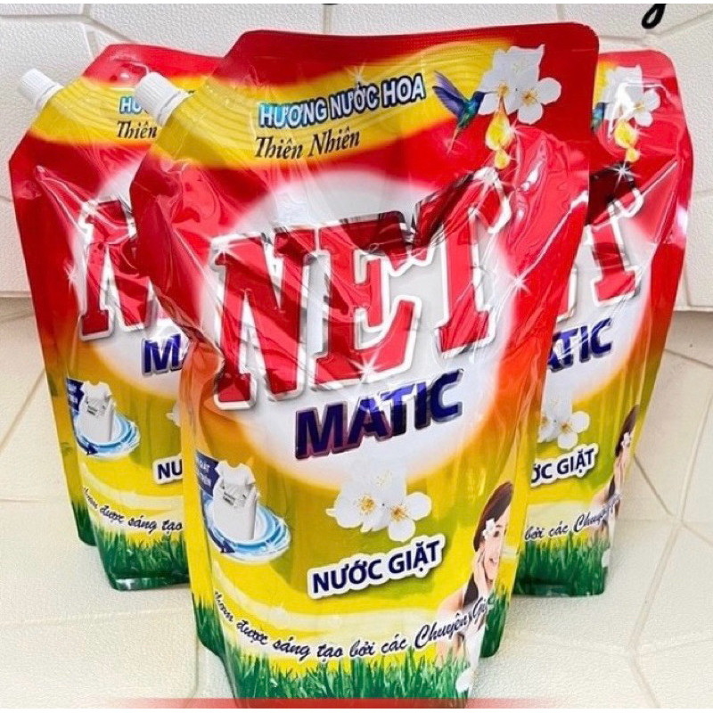 Nước Giặt Net Matic Hương Nước Hoa Túi 2,4Kg ##