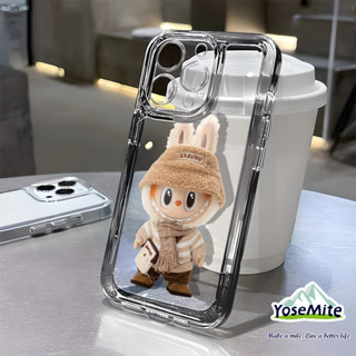 Ốp Lưng LABUBU iPhone 16 15 Pro Max 11 14 13 12 Pro Max 15 8 7 Plus X XR XS 6 6S Se 2020 TPU Mềm Trong Suốt Vỏ Điện Thoại