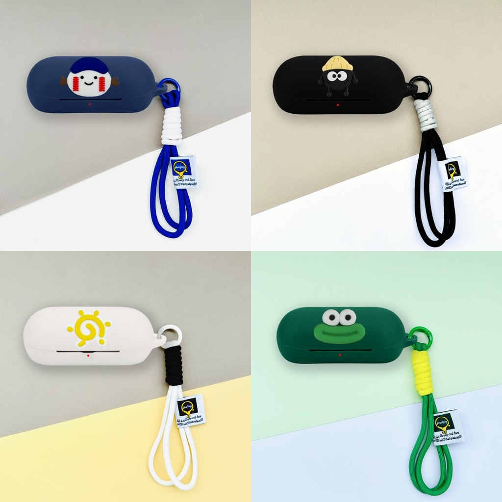 Dành Cho Sony WF-C700N Ốp Lưng Ếch Dễ Thương Dây Mặt Dây Chuyền Charm Silicon Mềm Ốp Lưng Hoạt Hình 