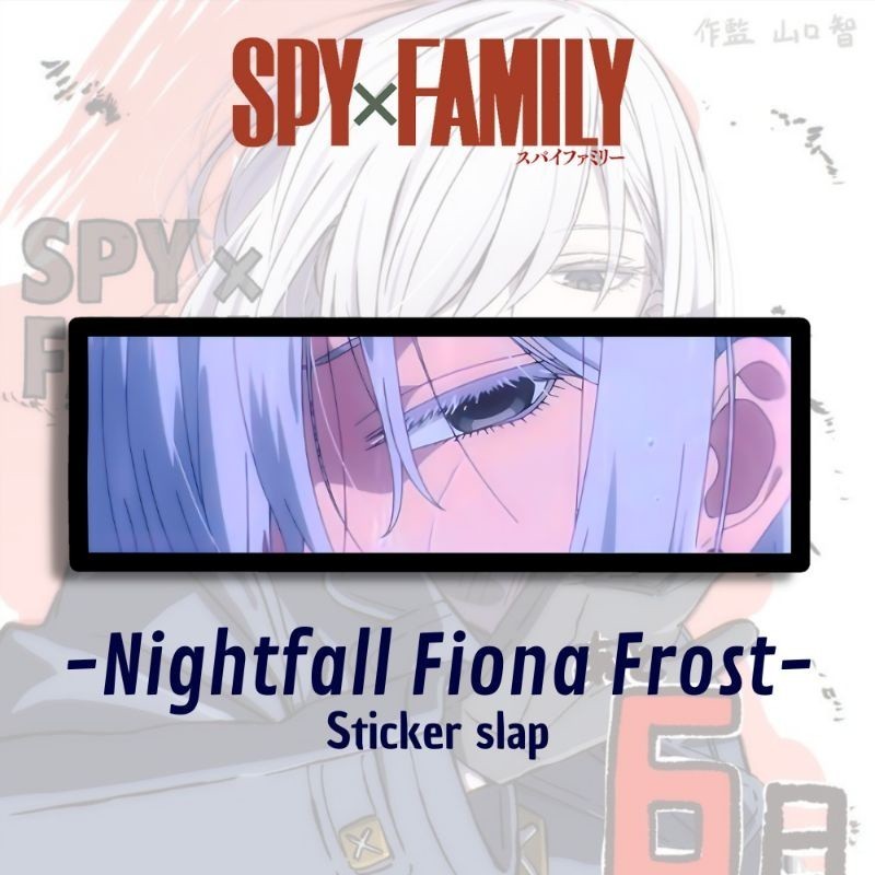 STICKER SLAP ⭐️ FIONA FROST SPY X FAMILY - Cán Màng Bảo Vệ - Decal Dán Trang Trí Laptop Điện Thoại, 