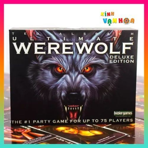 Bài Ma Sói Ultimate Deluxe Việt Hóa 77 lá chất liệu Cao Cấp Chống Thấm Nước, Đồ chơi Board Game Ulti